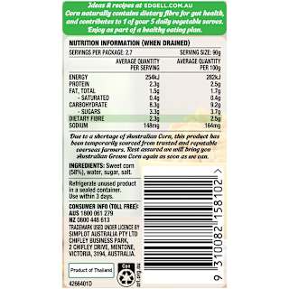 Edgell Super Sweet Corn Kernels