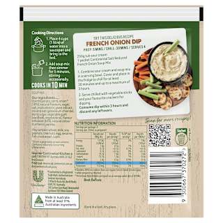 Continental Simmer Soup Salt Reduced French Onion