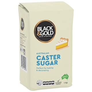 Black & Gold Caster Sugar