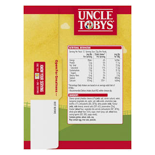 Uncle Tobys Le Snak Tasty Cheese Dip & Crackers