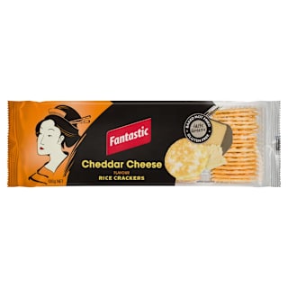 Fantastic Rice Crackers Cheddar Cheese