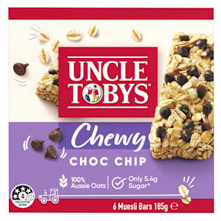 Uncle Tobys Muesli Bars Chewy Choc Chip