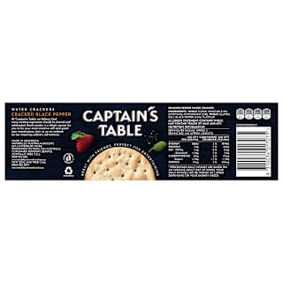 Captain's Table Cracker Cracked Pepper
