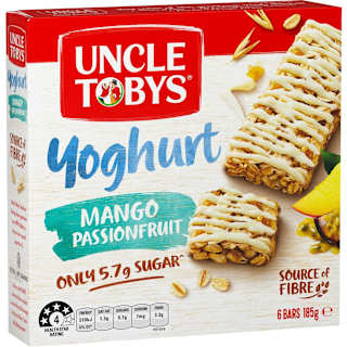 Uncle Tobys Muesli Bars Yoghurt & Mango & Passionfruit