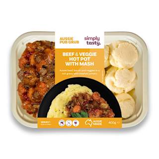 JL King & Co. Beef & Vegetable Hot Pot With Mashed Potato