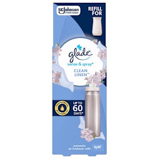 Glade Sense & Spray Automatic Spray Air Freshener Clean Lin Refill