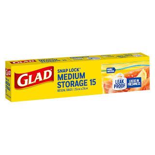 Glad Snap Lock Medium Storage Bags