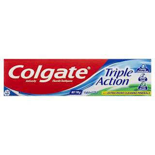Colgate Triple Action Cavity Protection Fluoride Original Mint Toothpaste