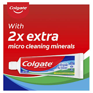 Colgate Triple Action Cavity Protection Fluoride Original Mint Toothpaste