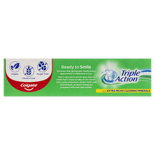 Colgate Triple Action Cavity Protection Fluoride Original Mint Toothpaste