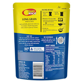 SunRice White Long Grain Rice Pouch