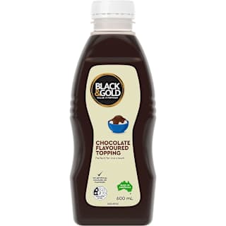 Black & Gold Chocolate Flavoured Topping