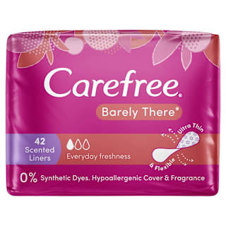 Carefree Panty Liner Barely There Scented