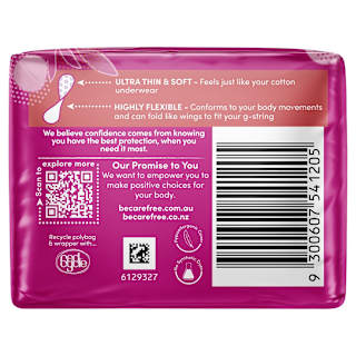 Carefree Panty Liner Barely There Scented