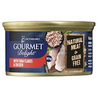 Gourmet Delight Cat Food Tuna Flakes With Chicken