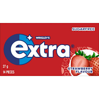Wrigley's Extra Strawberry Chewing Gum Sugar Free