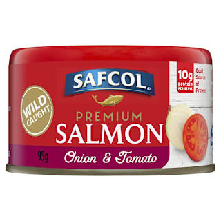 Safcol Salmon Classic Tomato Onion