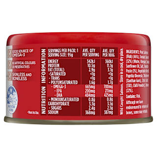 Safcol Salmon Classic Tomato Onion