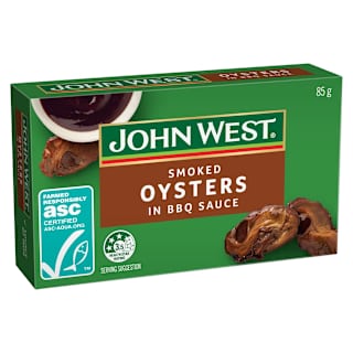 John West Smoked Oysters in Barbecue Sauce