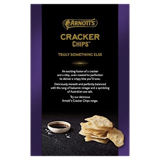 Arnott's Cracker Chips Sea Salt & Balsamic Vinegar