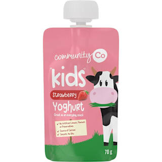 Community Co Yoghurt Strawberry Pouch