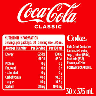 Coca-Cola Classic Soft Drink Multipack Cans
