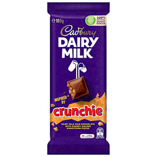 Cadbury Dairy Milk Crunchie Chocolate Block