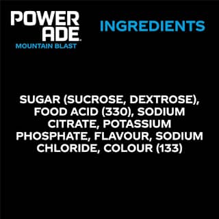 Powerade Isotonic Mountain Blast Powder