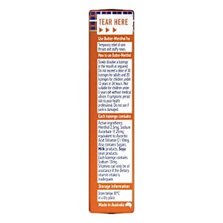 Allen's Butter-Menthol Throat Lozenges