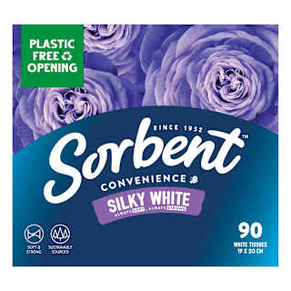 Soft White Facial Tissues