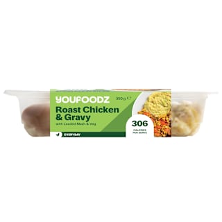 Youfoodz Roast Chicken & Gravy With Loaded Mash & Veg