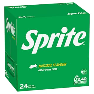 Sprite Lemonade Soft Drink Multipack Cans