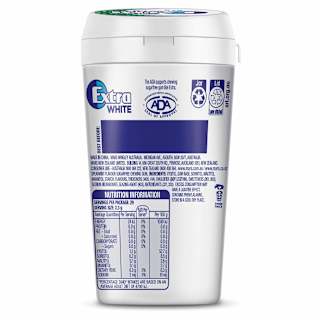 Extra Soft Chew White Spearmint Chewing Gum Sugar Free Bottle
