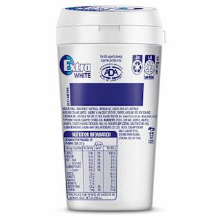 Extra Soft Chew White Peppermint Chewing Gum Sugar Free Bottle