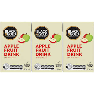 Black & Gold Apple Drink