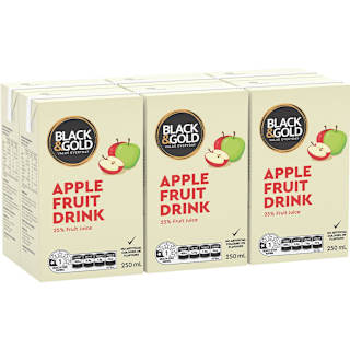 Black & Gold Apple Drink