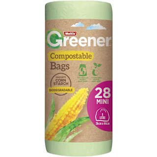 Multix Greener Mini Plant Based Compostable Bags