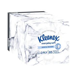 Kleenex Artist Edition Everyday Facial Tissues Cube