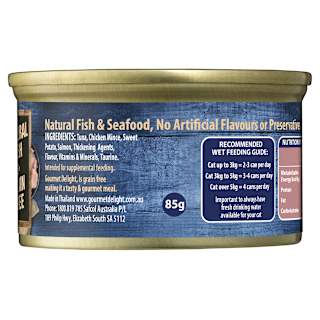 Gourmet Delight with Whitemeat Tuna & Flaked Salmon