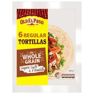 Old El Paso Mexican Wholegrain Tortillas