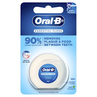Oral-B Essential Waxed Dental Floss Mint Flavour 50m
