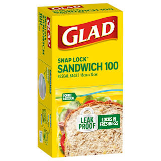 Glad Snap Lock Sandwich Bags