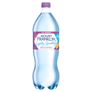 Mount Franklin Lightly Sparkling Water Passionfruit Bottle