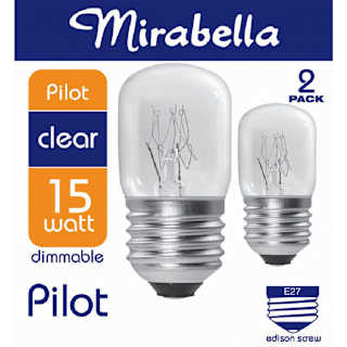 Mirabella Pilot Dimmable Globe 15W ES Clear