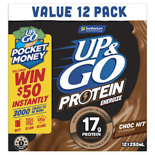 Up & Go Protein Energize Choc Hit