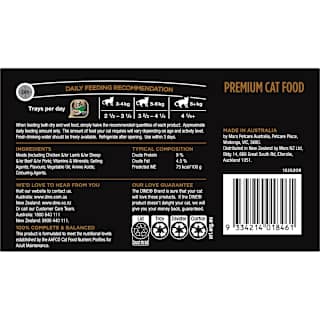 Dine Wet Cat Food Classic Terrine With Chicken Tray