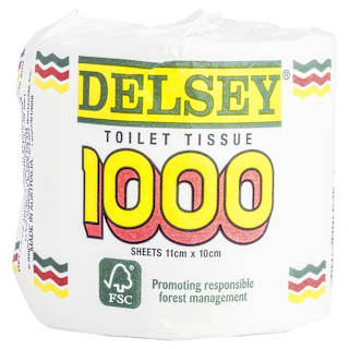 Delsey Toilet Tissue 1000 Sheets