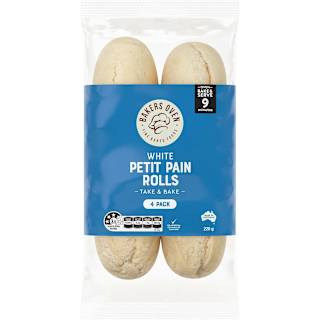 Bakers Oven Petit Pain Rolls