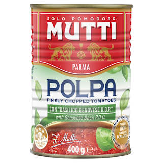 Mutti Finely Chopped Tomatoes with Basil