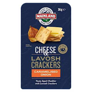 Mainland Cheese & Lavosh Crackers Caramelised Onion